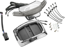 CIRO Latitude Taillight License Plate Mount - Smoke Lens - Chrome - Indian 46453
