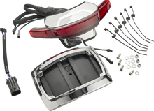 CIRO Latitude Taillight License Plate Mount - Red Lens - Chrome - Indian 46473