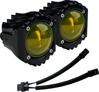 CUSTOM DYNAMICS Fog Light - Selective Yellow - Harley-Davidson® SD-FOG-4Y