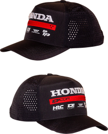D'COR VISUALS Honda Factory2 Hat - Black 70-157-1