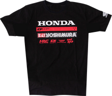 D'COR VISUALS Honda Factory2 T-Shirt - Black - XL 80-131-4