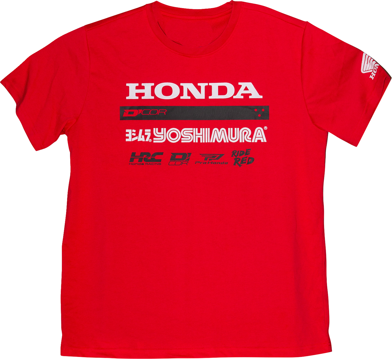 D'COR VISUALS Honda Factory2 T-Shirt - Red - XL 80-132-4