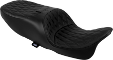 DRAG SPECIALTIES SEATS Freedom Seat - Solar Leather - Double Diamond Black Stitch - FLRT/FLTRT '15-'25 4724E