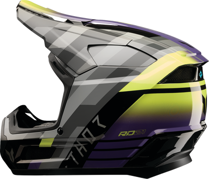 THOR Youth Fleet Helmet - Camber - Black/Purple - Large 0111-1773