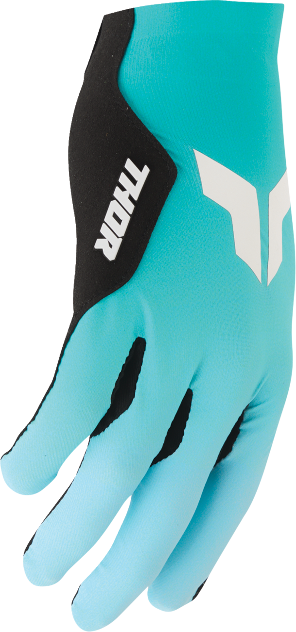 THOR Sportmode Iconic Gloves - Aqua/Powder Blue - XS 3330-9112