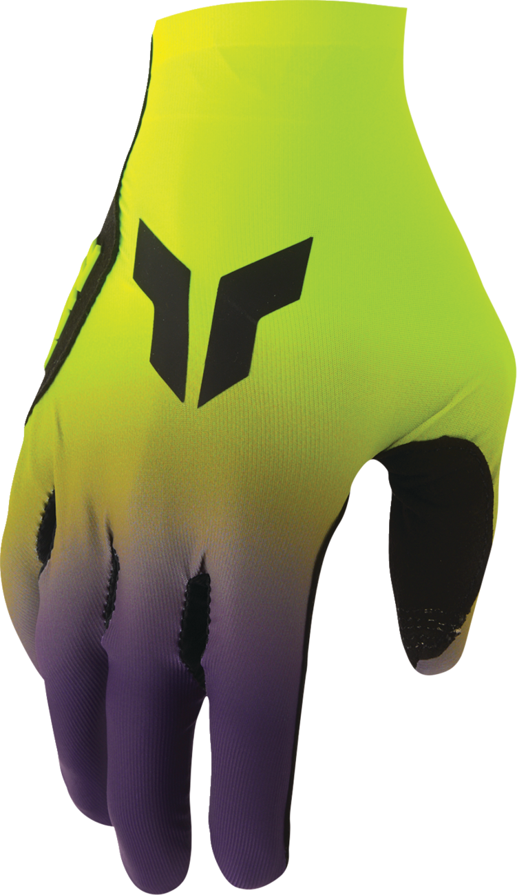 THOR Sportmode Iconic Gloves - Acid/Purple - Small 3330-9119