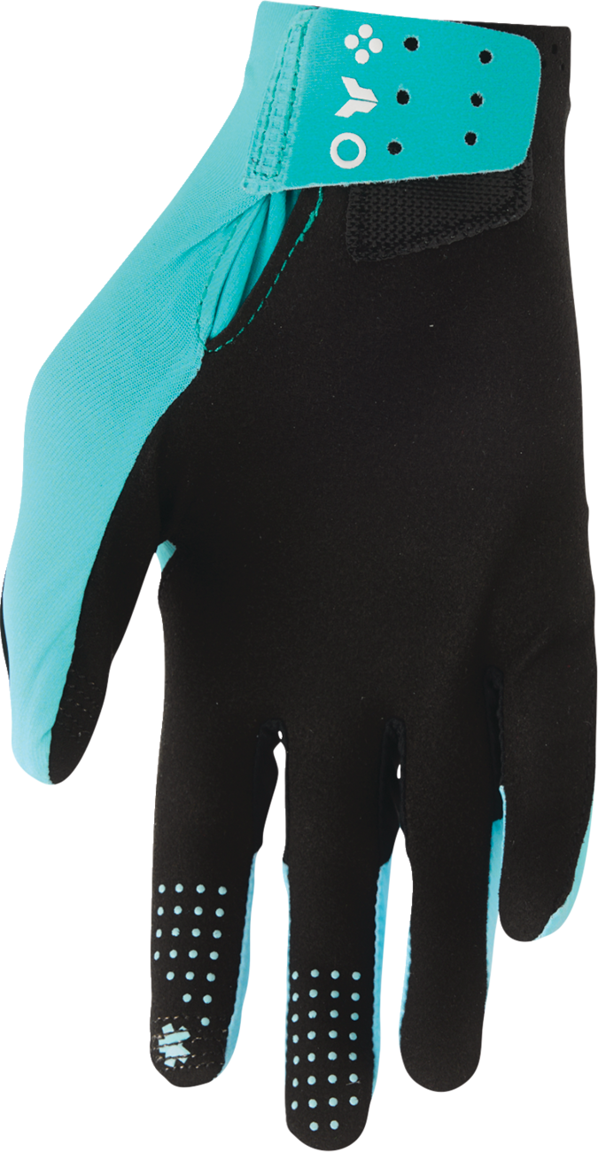 THOR Sportmode Iconic Gloves - Aqua/Powder Blue - XL 3330-9116