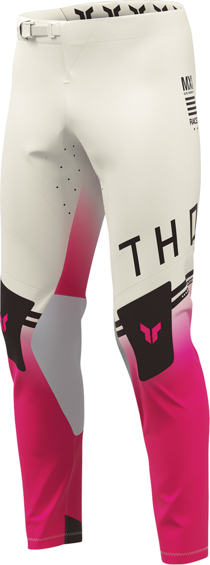 THOR Sportmode Geo Pants - Vintage White/Pink - US 28 2901-12823