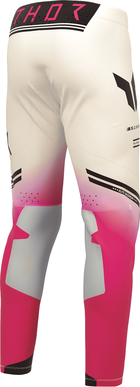 THOR Sportmode Geo Pants - Vintage White/Pink - US 34 2901-12829