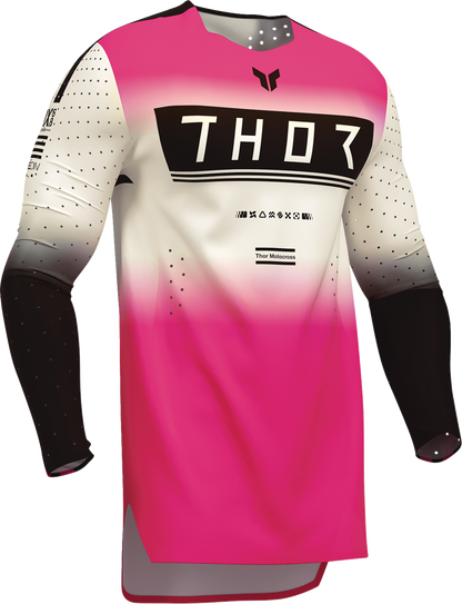 THOR Sportmode Geo Jersey - Vintage White/Pink - 2XL 2910-8761