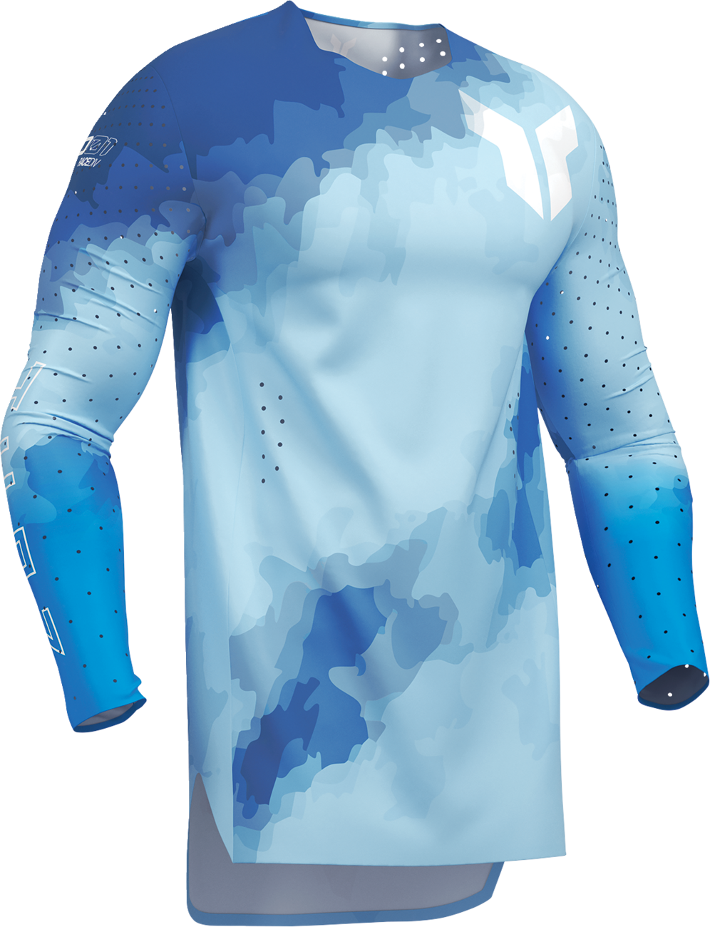 THOR Sportmode Carbon Jersey - Electric Blue/Powder Blue - XL 2910-8735