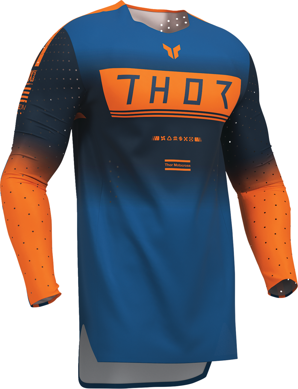 THOR Sportmode Geo Jersey - Midnight/Blue - Small 2910-8752