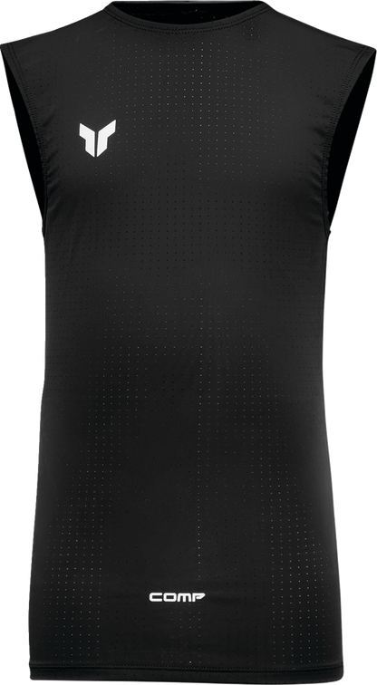 THOR Youth Comp Sleeveless Shirt - Black - Medium 2942-0024