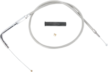DRAG SPECIALTIES Stainless Braided Throttle Cable - 36-3/4" 5332506B