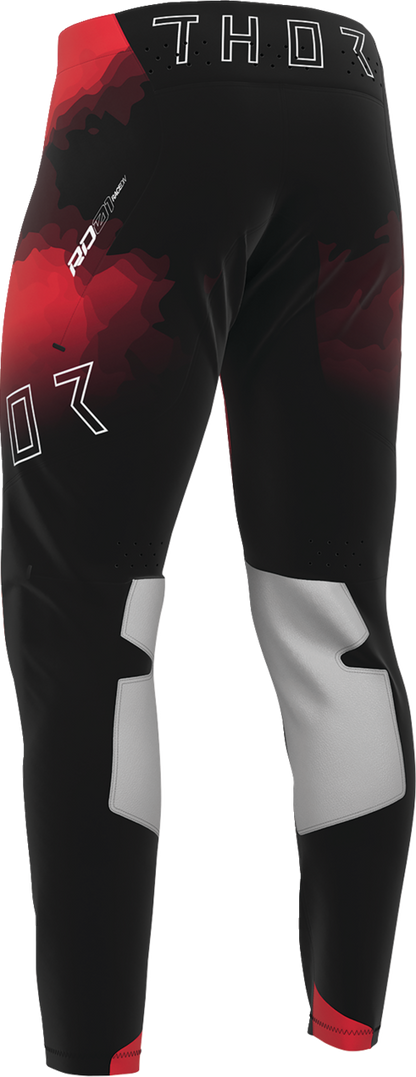 THOR Sportmode Carbon Pants - Black/Red - US 30 2901-12771