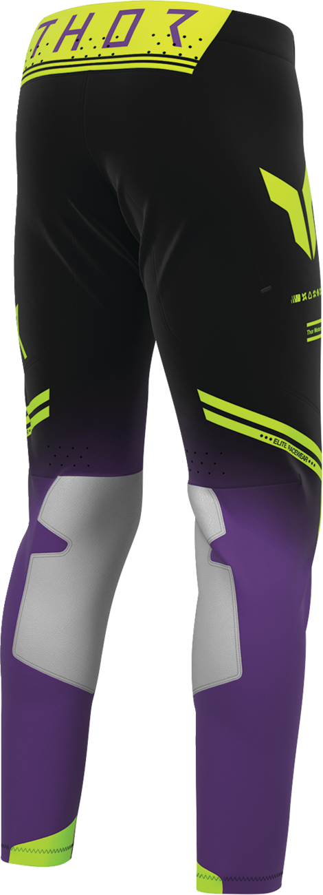 THOR Sportmode Geo Pants - Black/Purple - US 36 2901-12803