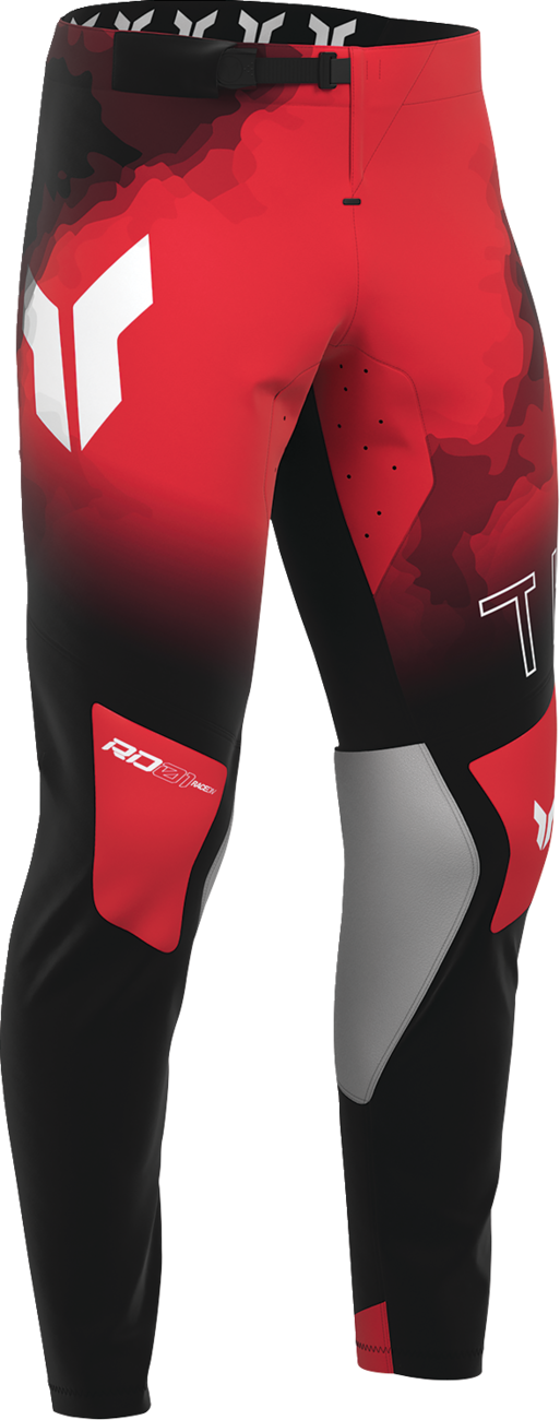 THOR Sportmode Carbon Pants - Black/Red - US 31 2901-12772