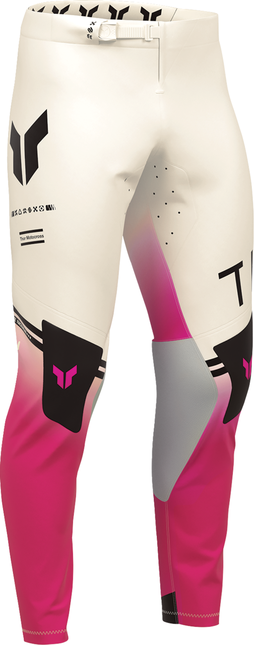 THOR Sportmode Geo Pants - Vintage White/Pink - US 29 2901-12824