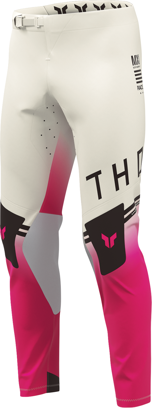 THOR Sportmode Geo Pants - Vintage White/Pink - US 29 2901-12824