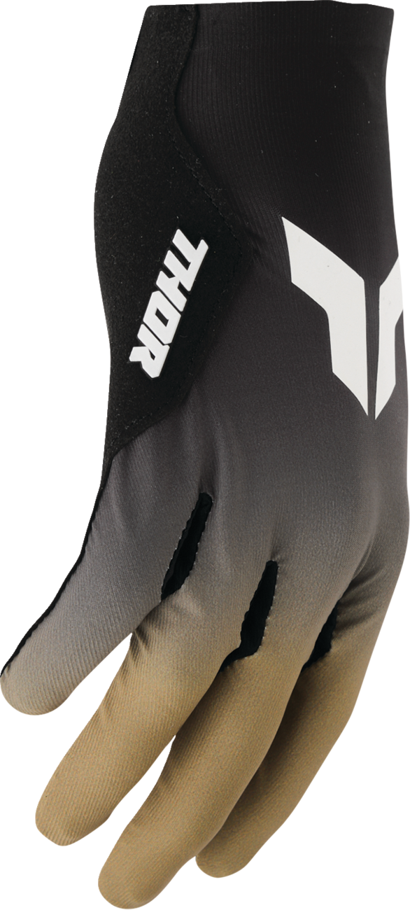 THOR Sportmode Iconic Gloves - Black/Copper - Small 3330-9107