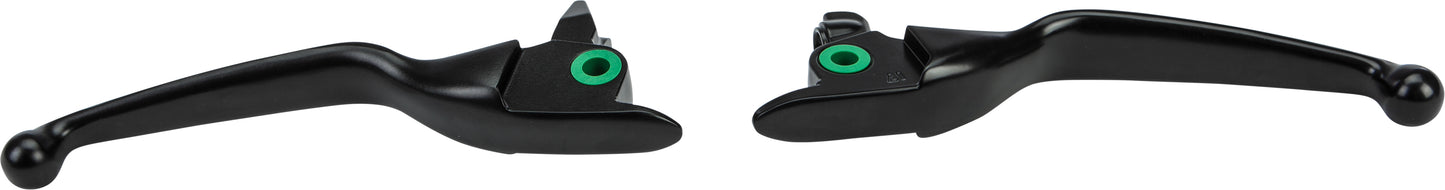 Smooth Lever Set Black Flt 17 20 Except Tri Glide