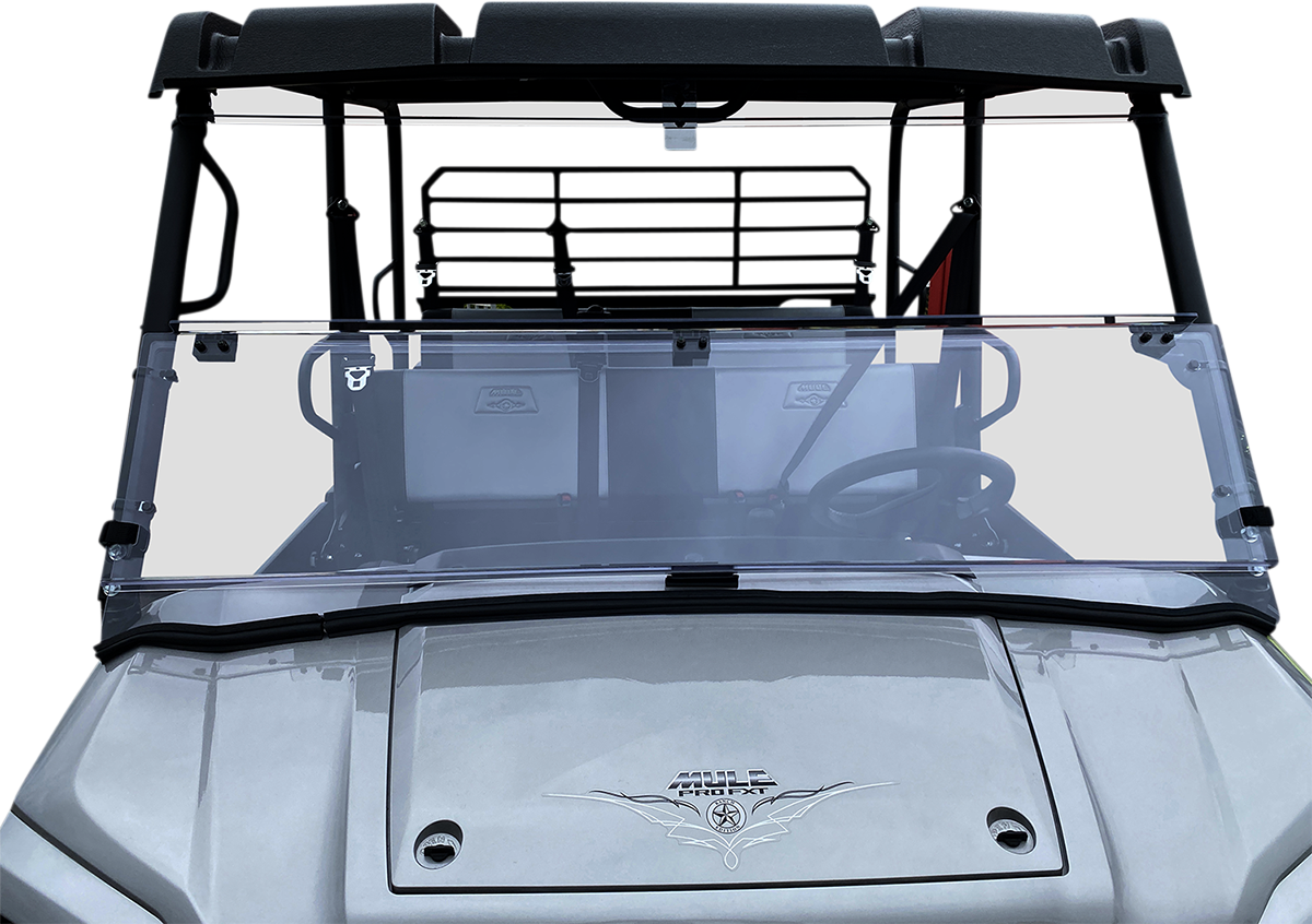 MOOSE OFFROAD Full Folding Windshield - Deluxe - Mule V000345-12200M