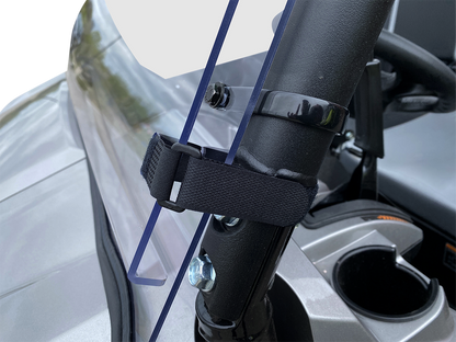 MOOSE OFFROAD Full Folding Windshield - Deluxe - Mule V000345-12200M