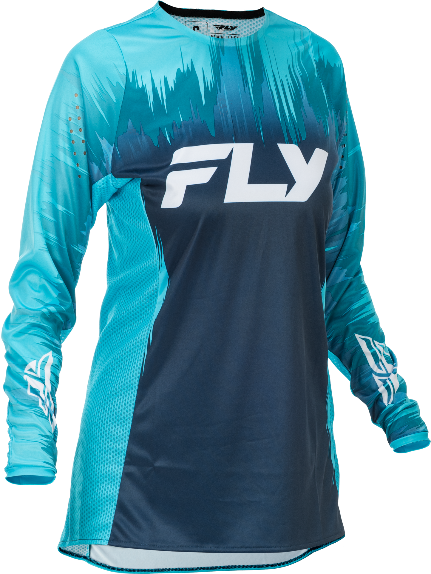 Women's Lite Jersey Aqua/Navy/White Md