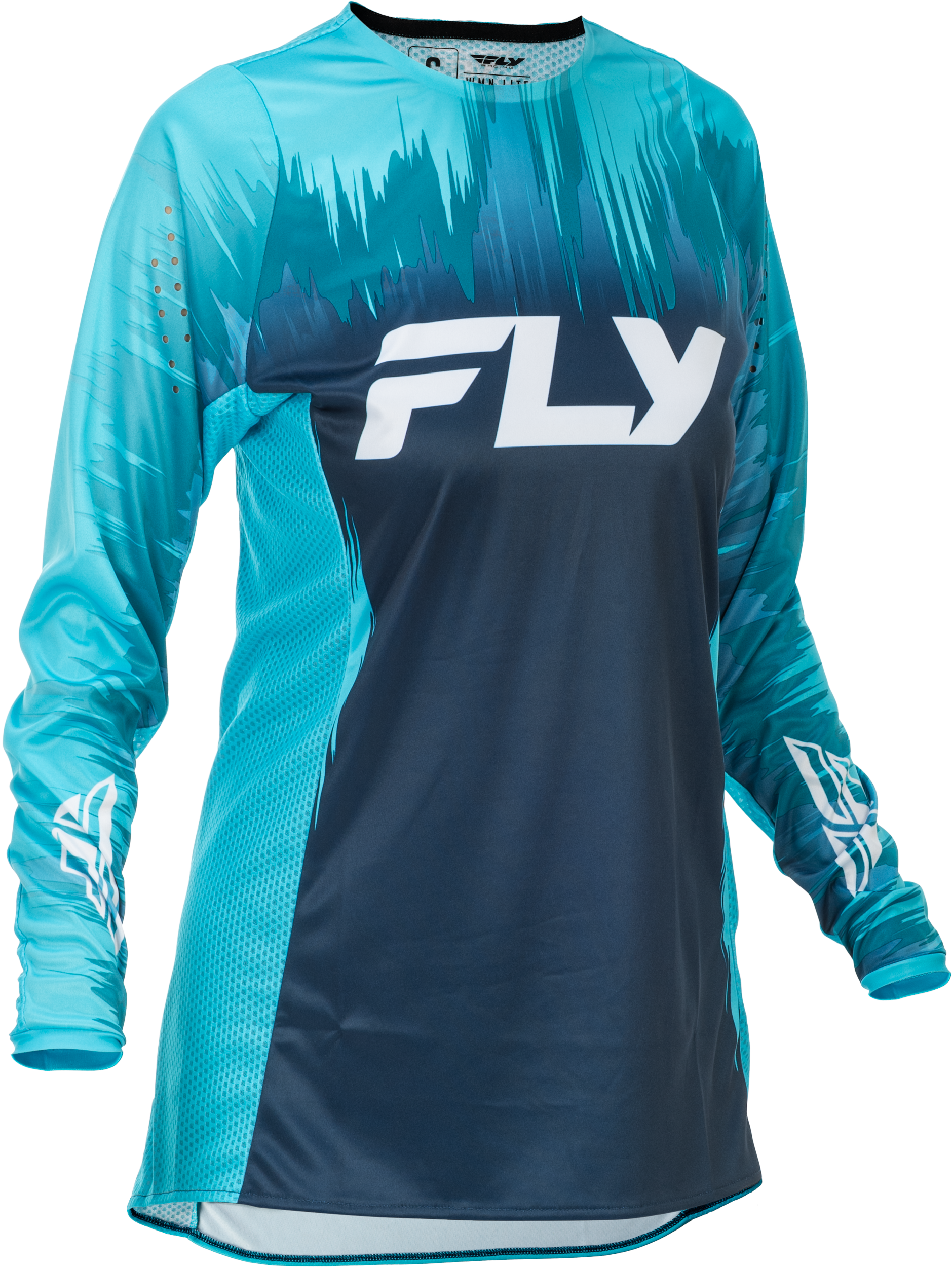 Women's Lite Jersey Aqua/Navy/White Md