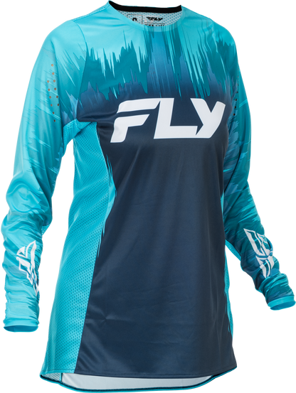 Women's Lite Jersey Aqua/Navy/White Md