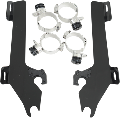 MEMPHIS SHADES Batwing Trigger Lock Mounting Kit - Raider - Black MEK1954