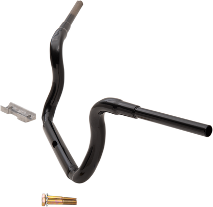 LA CHOPPERS 1-1/2" Grande Touring Ape Hanger Handlebar - 10" - Black LA-7322-10B