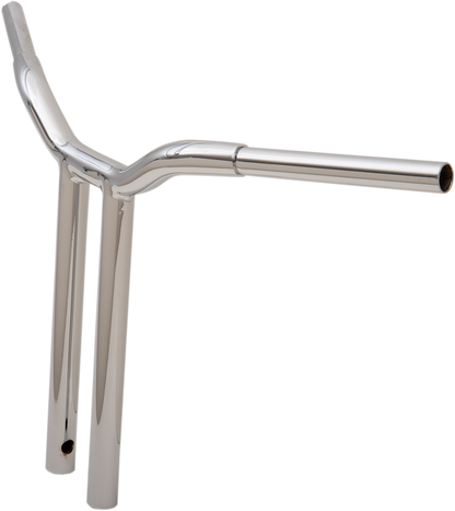 LA CHOPPERS Kage Fighter Welded Straight-Riser Handlebar - One Piece - 16" - Chrome LA-7337-16