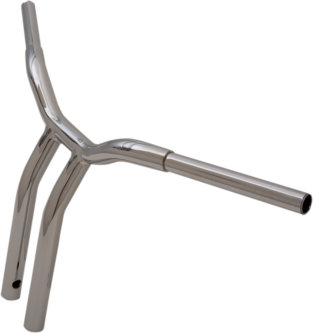 LA CHOPPERS Kage Fighter Welded Bent-Riser Handlebar - One Piece - 14" - Chrome LA-7338-14