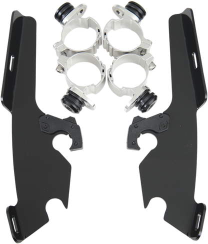 MEMPHIS SHADES Fats/Slim Trigger Lock Mounting Kit - VTX 1300 - Black MEB8973