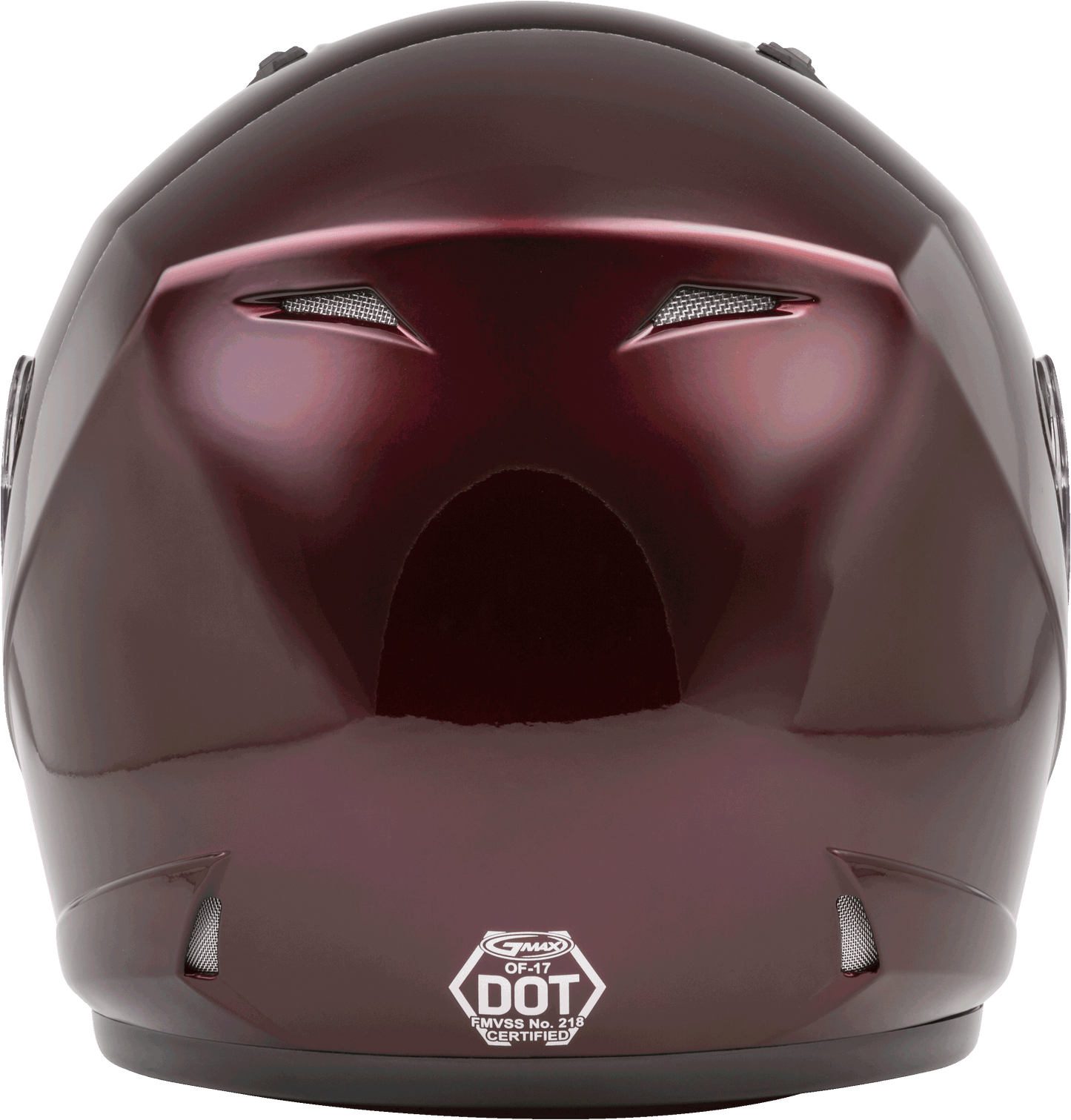 Of 17 Open Face Helmet Wine Red Lg
