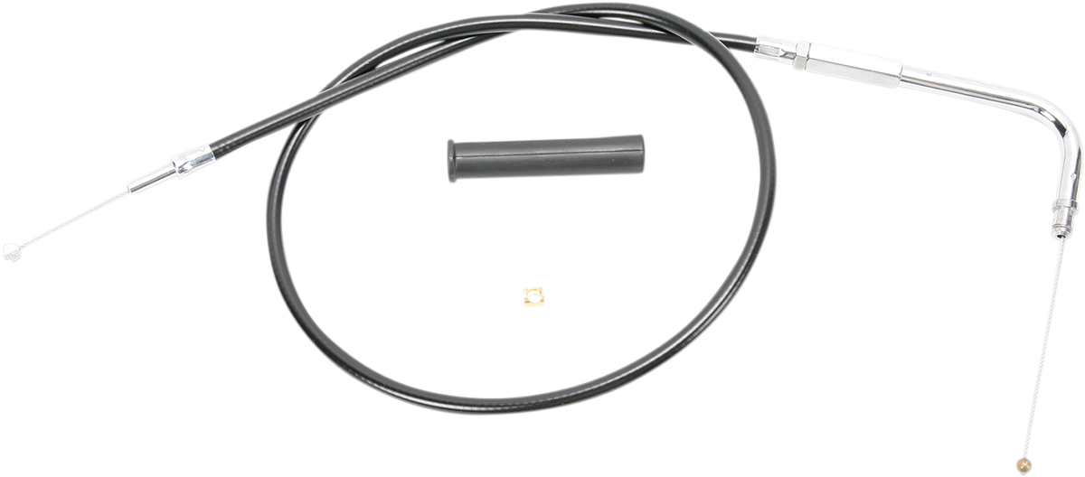 DRAG SPECIALTIES Black Vinyl Throttle Cable - 28-1/2" 4332602B