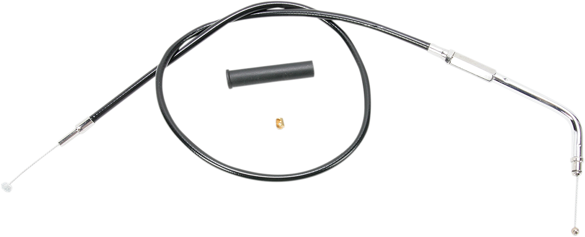DRAG SPECIALTIES Black Vinyl Throttle Cable - 32-1/2" 4332000B