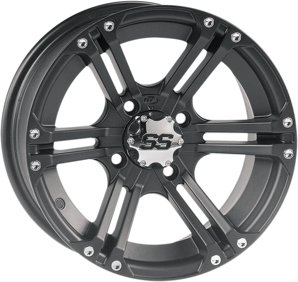 ITP Wheel - SS212 - Front - Black - 14x6 - 4/137 - 4+2 1422233536B