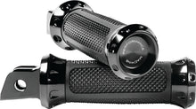 Performance Machine Footpegs Overdrive Rider - Black Ano
