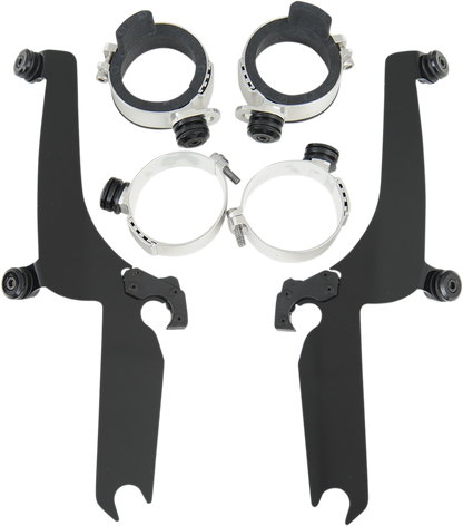 MEMPHIS SHADES Trigger Lock Sportshield Mounting Kit - XVS 650/1100 Classic - Black MEB8932