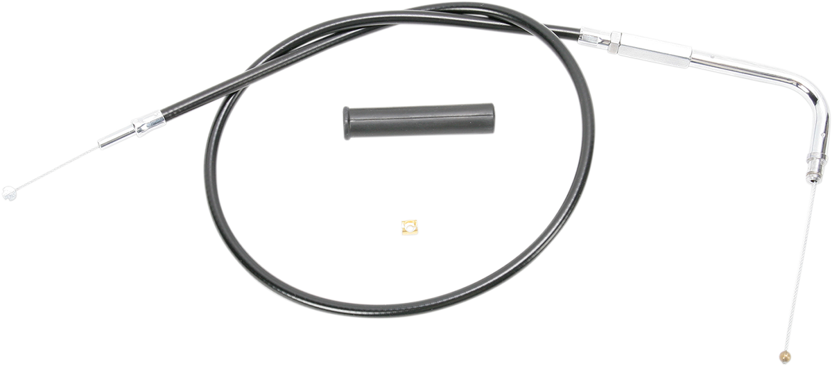 DRAG SPECIALTIES Black Vinyl Throttle Cable - 39-1/2" 4333000B
