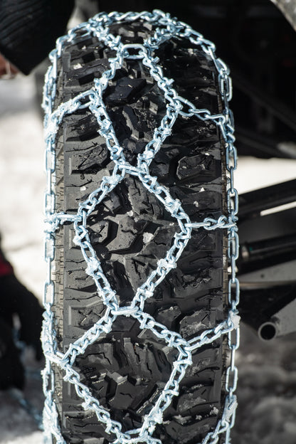 Diamond V Bar Snow Chains 30" 30x10 14 And 30x10 15