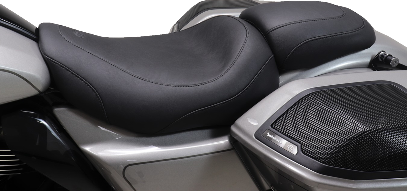 MUSTANG Padded Passenger Cowl - Black - Smooth - FLH/FLT '23-'25 88612