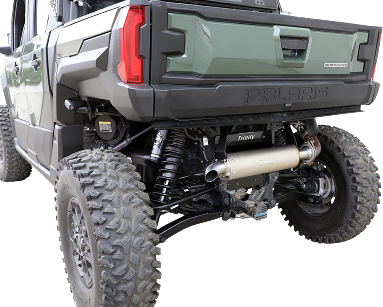 TRINITY RACING Slip-On Muffler - Stainless Steel - Xpedition TR-4192S
