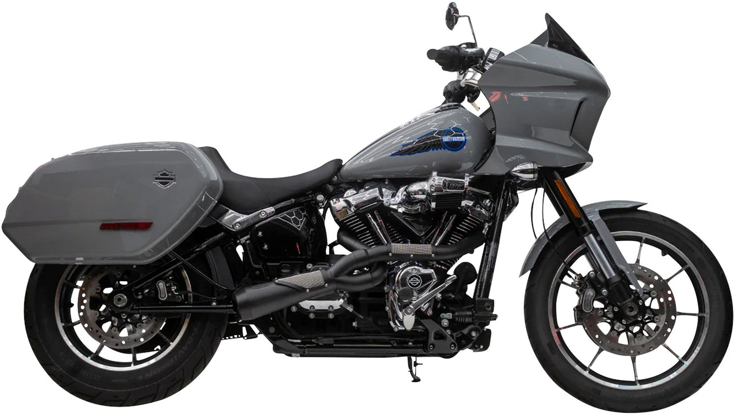 TRASK 2-into-1 Big Sexy Exhaust System - Stainless - M8 Softail TM-5132BK