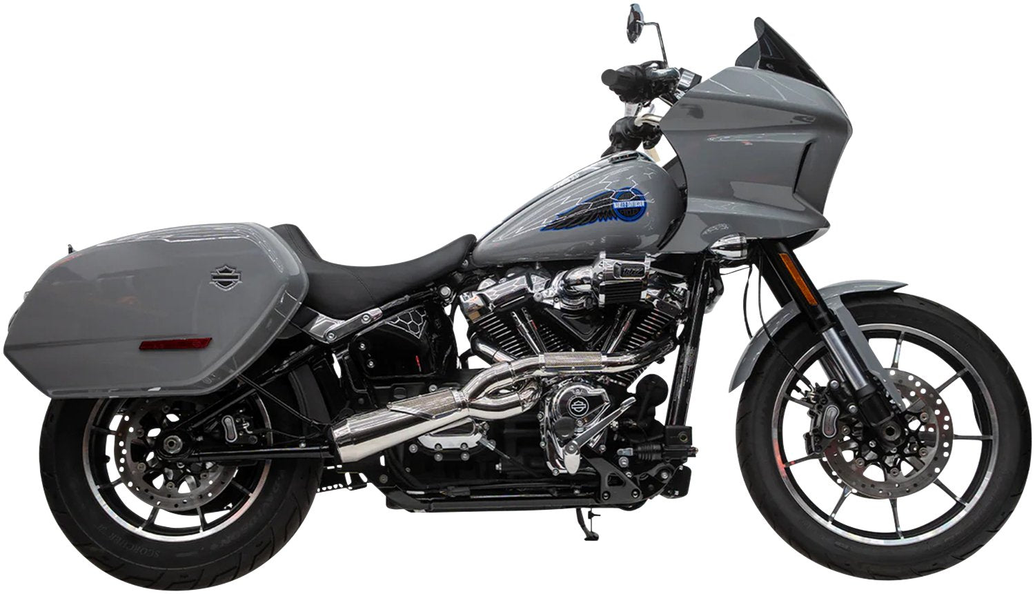 TRASK 2-into-1 Big Sexy Exhaust System - Stainless - M8 Softail TM-5132PO