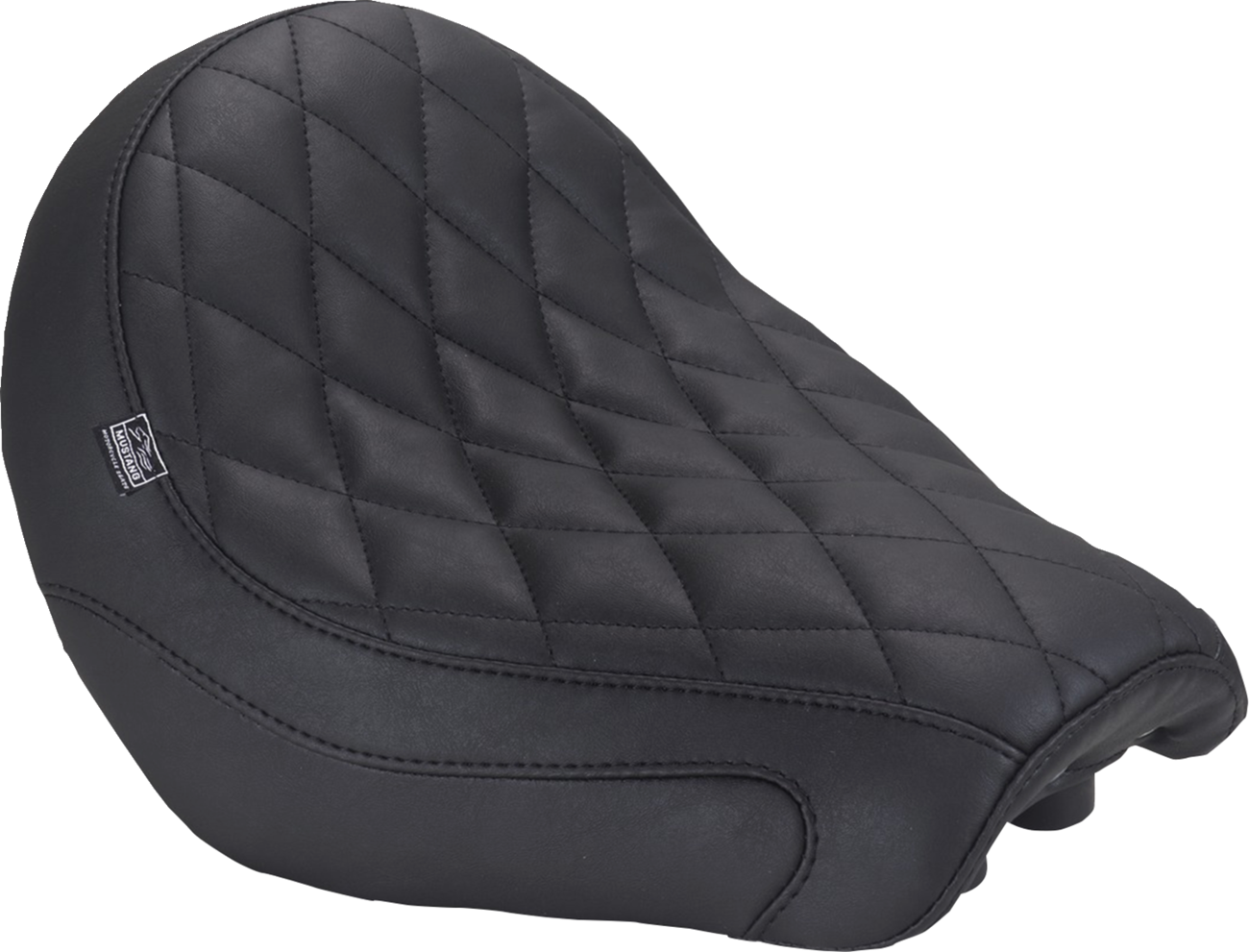 MUSTANG Tripper™ Solo Seat - Black - Diamond Black Stitch - Rebel 1100 '21-'25 84152