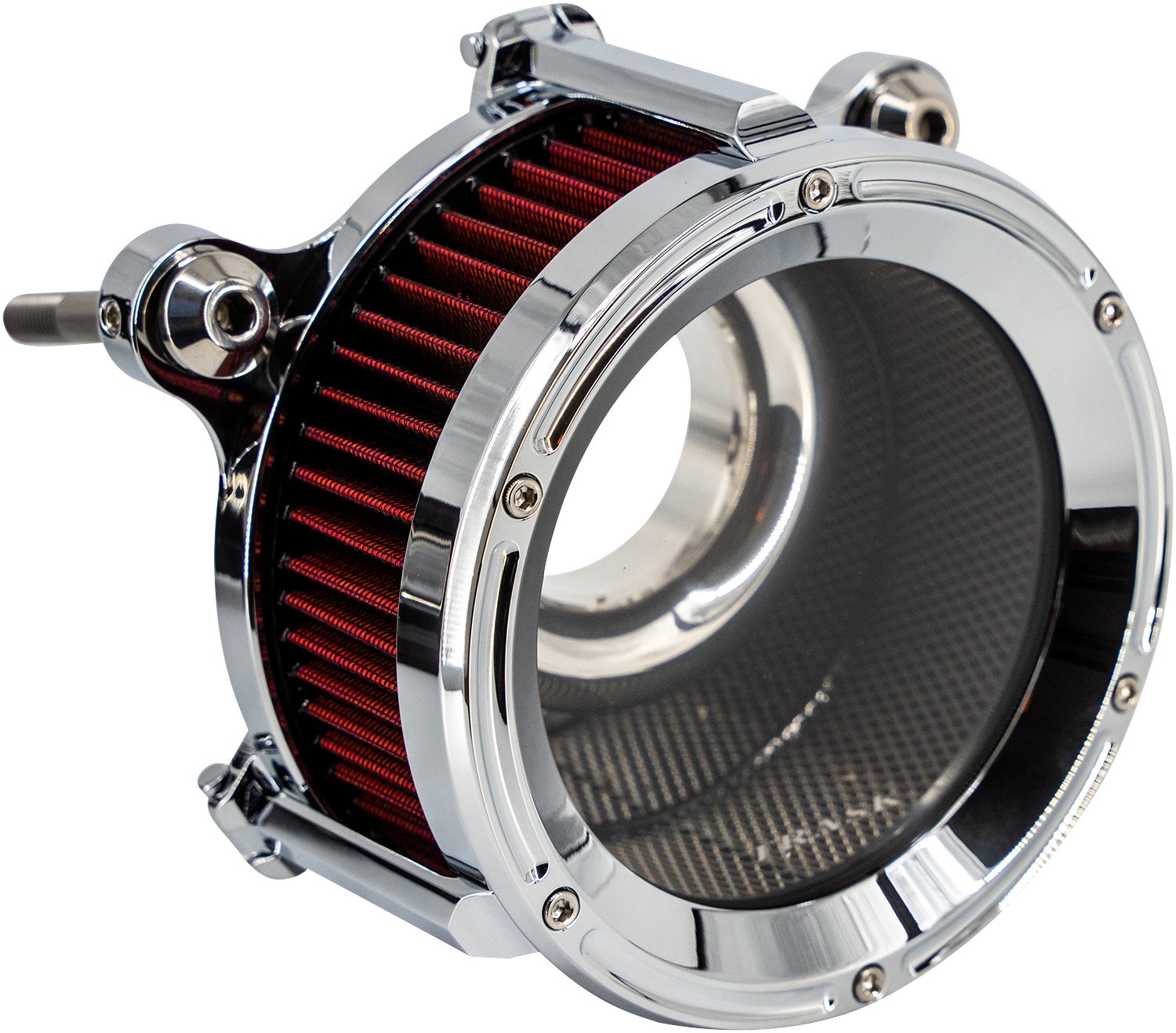 TRASK 68 mm Assault Charge Air Cleaner - Chrome - Gen 2 M8 TM-1025CH