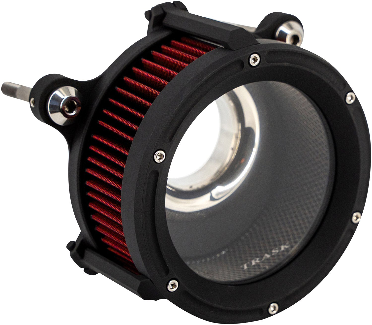 TRASK 68 mm Assault Charge Air Cleaner - Flat Black - Gen 2 M8 TM-1025BK